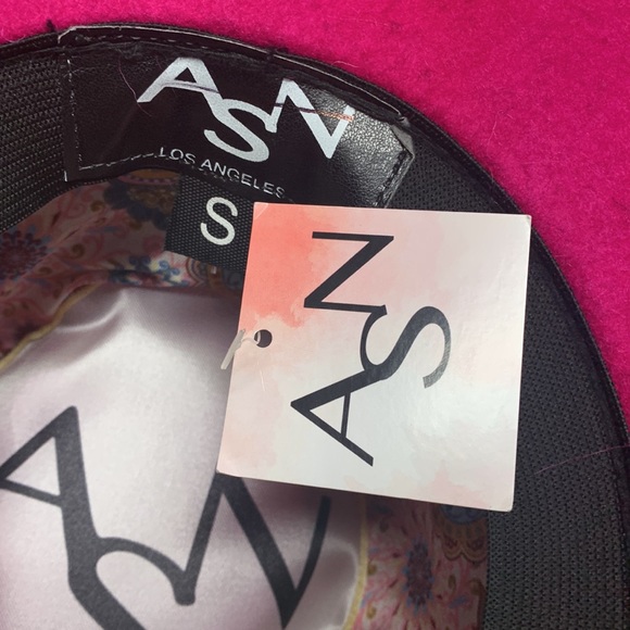 Anthropologie ASN Cowgirl in LA Hat Wool Size Small Pink Tie-Dyed NWT S,M - Picture 5 of 5